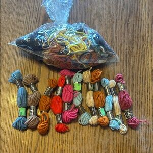 Assorted Embroidery Floss Skeins